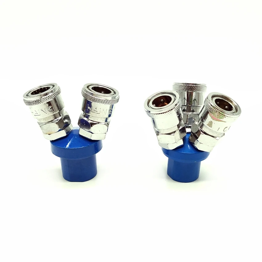 SMV 2 Way G1/4'' Pneumatic Air Quick Connecting Coupler SMY 3 Hose Socket Connector | Обустройство дома