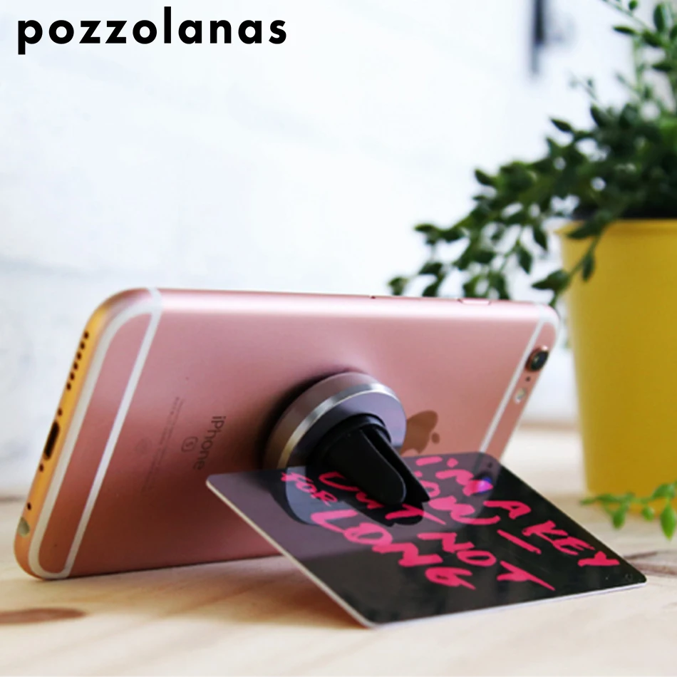 Pozzolanas Автомобильный держатель для телефона Магнитная подставка мобильного