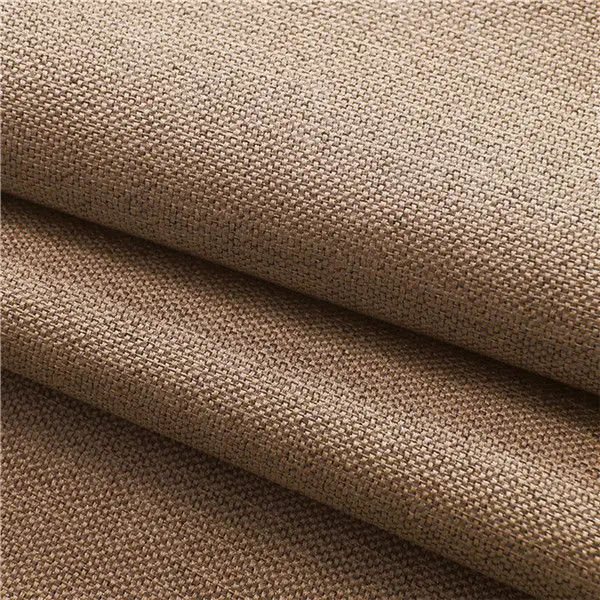 Raw Umber SIFAN затемненная занавеска для гостиной, драпировка, одноцветная, искусственная клетчатая льняная, современные занавески для спальни, на окно, на заказ - Цвет: Raw Umber