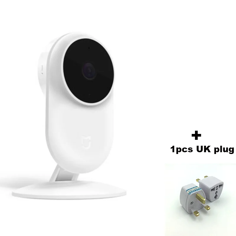 camera UK plug Оригинальная смарт-камера Xiaomi Mijia, 1080 P, 2,4G, Wifi, детский беспроводной монитор, 10 м, камера ночного видения, инфракрасная ip-камера обнаружения - Цветной: camera UK plug
