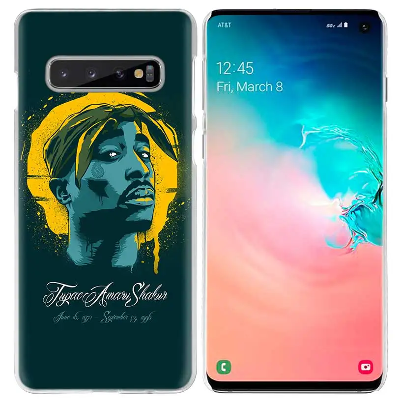 2Pac для телефона с изображением Тупака Амару Шакура чехол для samsung Galaxy S10 5G S10e S9 S8 M30 M20 M10 J4 J6 плюс J8 Note 8 9 прозрачный жесткий чехол для мобильного телефона