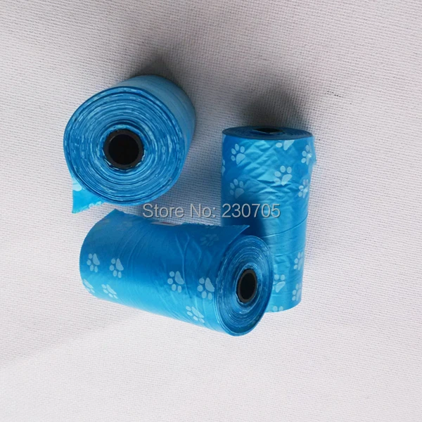 3 рулона/лот ПЭТ Собака биоразлагаемые отходы пупер скрупер мешки на доске для