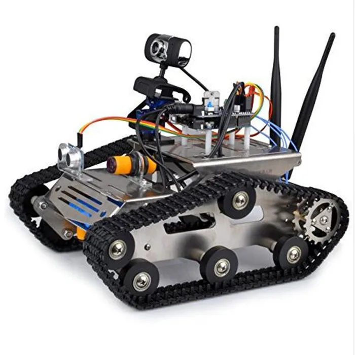 Беспроводной Wi-Fi Робот Автомобильный Комплект для Arduino/Hd Камера Ds Образования