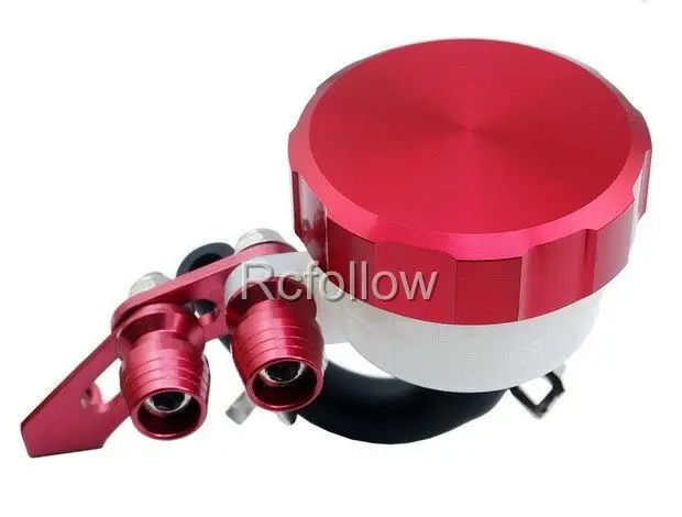 Universal Red Brake Fluid Reservoir For Yamaha YZF R1 R6 FZ1 FZ6 FJR 1300 FAZER|r1 radiator|r1 2003reservoir |