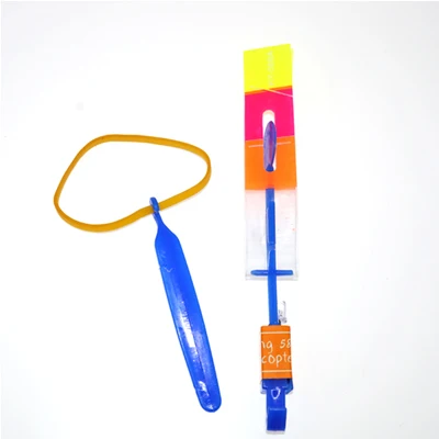 Led Dance Gafas Led 10 шт. мигающий Sling Shot Рогатка детские игрушки светильник Летающая катапульта уличная игрушка подарок для мальчиков - Цвет: Синий