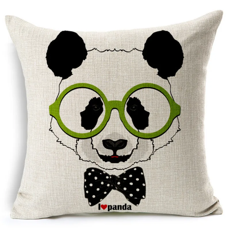 Оригинальный чехол для подушки с изображением животных диван принтом бульдога