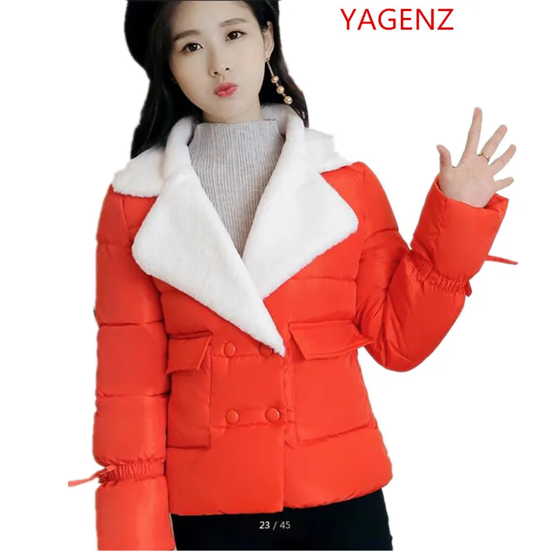 2017 студенческий жакет женская зимняя куртка новый продукт короткое пальто из