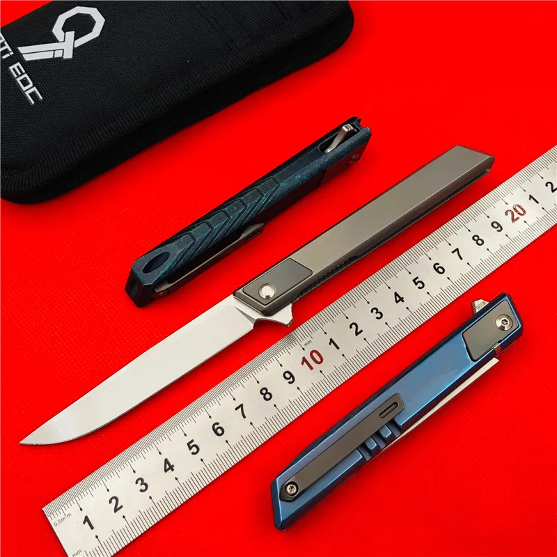9TiEDC Djinn оригинальный нож из титанового сплава ручка складной открытый M390