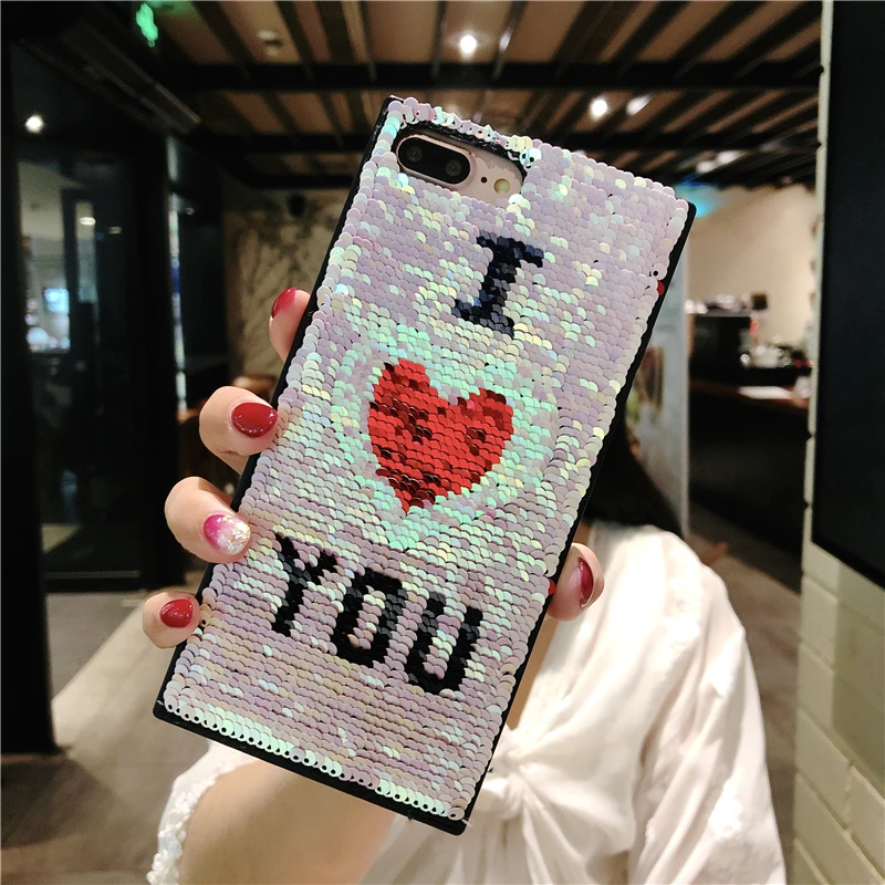 Роскошный мигающий блестящий чехол для телефона iPhone X, 7, 8, 6s Plus, магический меняющийся узор, цветные игрушки, чехол для iPhone 10, XR, XS, Max