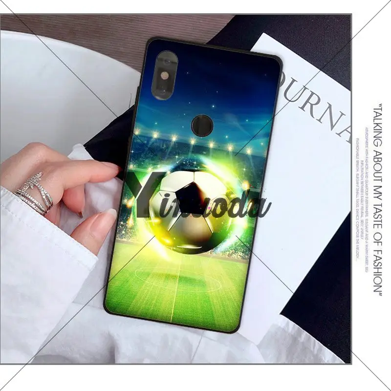 Чехол Yinuoda для телефона с изображением футбольного мяча и Redmi 5 plus Note Xuiaomi Mi 8 8SE 6 MIX 2