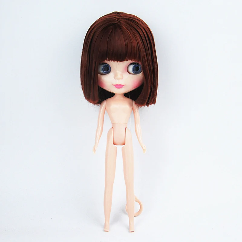 Кукла Blyth с челкой шарнирная кукла коричневыми волосами модная игрушка для