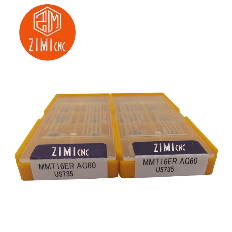 10 шт. MMT16ER AG60 US735 / MMT16IR твердосплавные резьбовые токарные инструменты Токарные