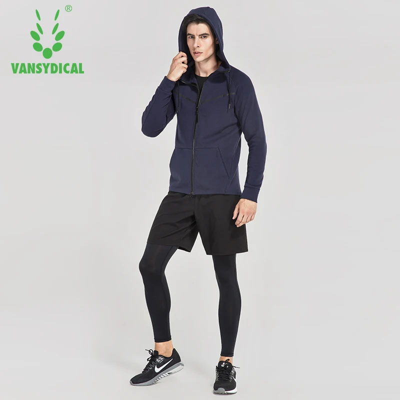 VANSYDICAL мужские спортивные костюмы для бега 4 шт. спортивная одежда спортзала