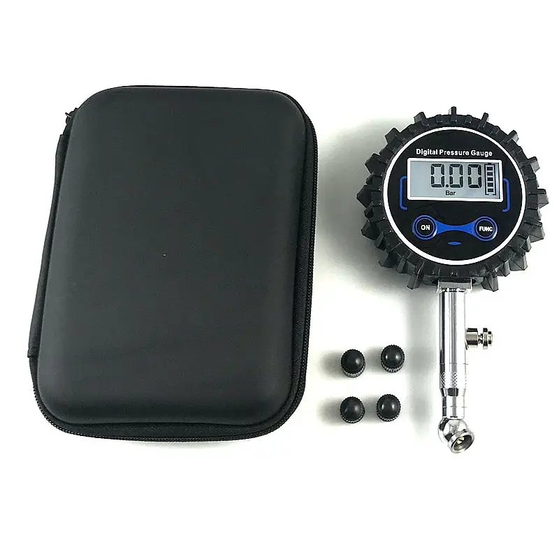 Tire Gauge with Digital Meter Portable Tire Measurement Tool Auto Car Motorcycle Vehicle Tester Tire Pressure Gauge Tyre Gauge nk 20 portable dynamometer push pull force gauge tester meter analog force gauge