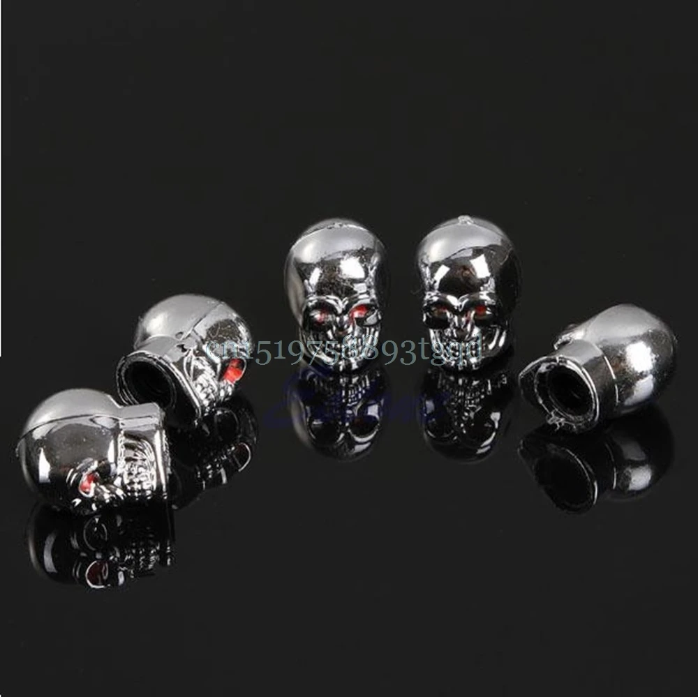 5 шт. колпачки для автомобильных шин мотоциклов и велосипедов|tire valve caps skull|skull wheel