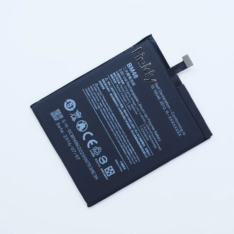 Аккумулятор Hekiy для Xiaomi BM48 4000/4070 мАч аккумулятор Note 2 Note2 смартфона|Аккумуляторы