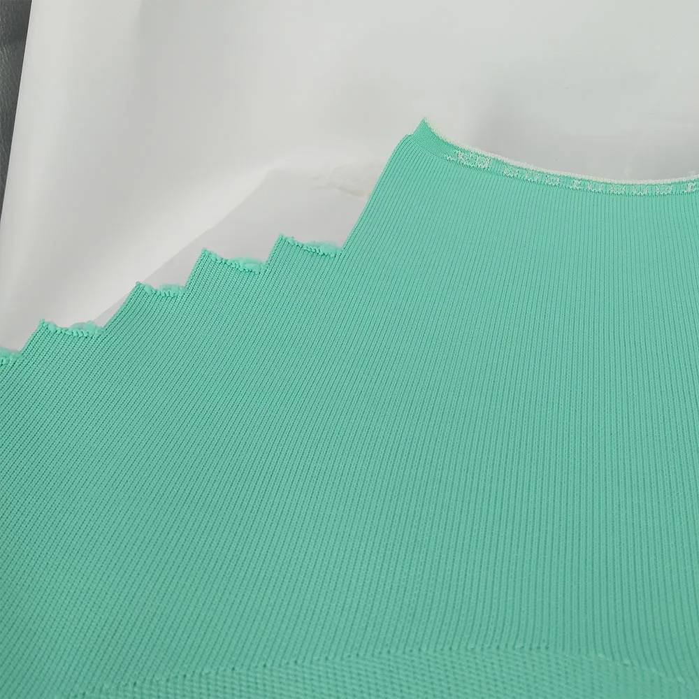 mint green Эластичные чулки; Повседневная обувь; цветная Спортивная дышащая обувь со стразами; трикотажная ткань; размер 34-46 - Цвет: mint green
