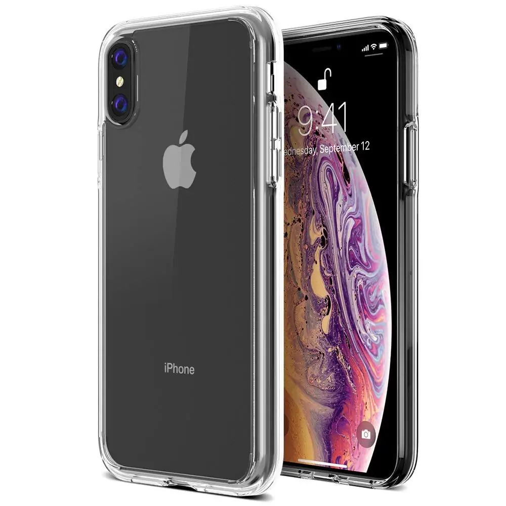 Новинка мягкий ТПУ чехол UVR для iPhone XS Max прозрачные тонкие чехлы MAX XR X 7 PLUS 8 6S 6