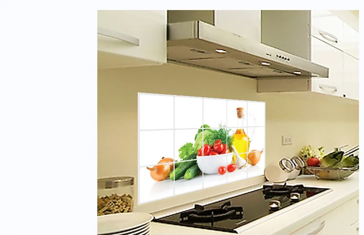 Растительный Узор кухонная настенная бумага фольга наклейка горячее масло