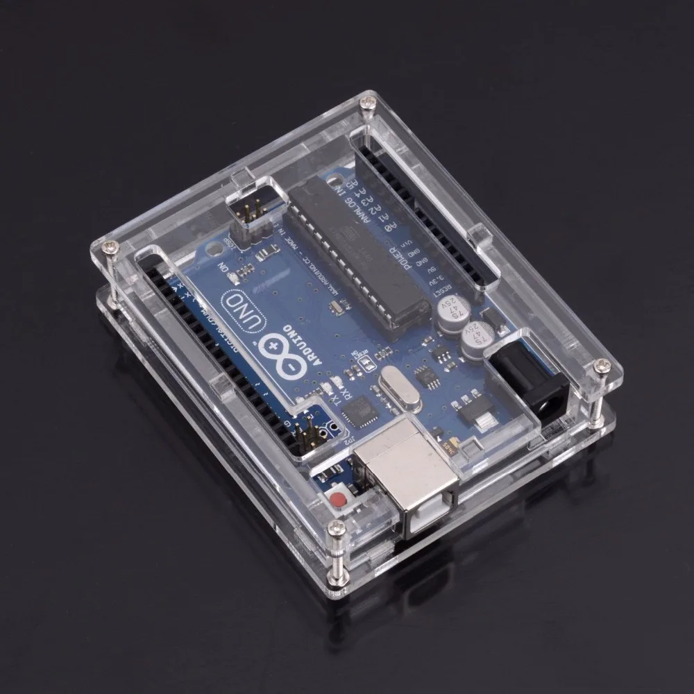 

1pcs Clear Acrylic Box Enclosure Transparent Case Shell F Uno R3 Board Module