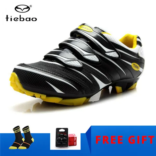 816A black with gift TIEBAO велосипедная обувь sapatilha ciclismo mtb мужские кроссовки женские горный велосипед zapatillas deportivas mujer Спортивная велосипедная обувь - Цвет: 816A black with gift