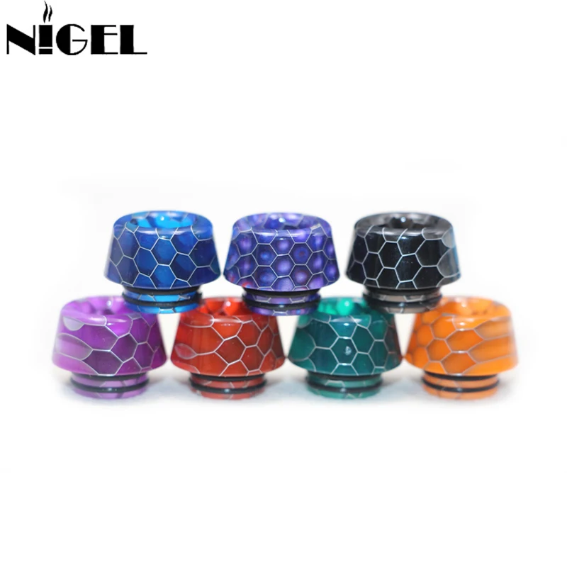 

Resin 810 Drip Tip for TFV8 Atomizer Electronic Cigarette Mouthpiece for RDA RDTA Tank Snakeskin pattern Mushroom Head Style