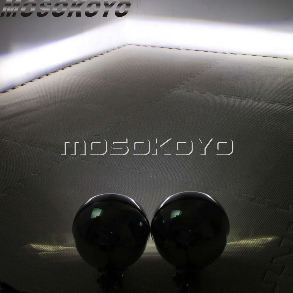 

2PCS LED EMARK E13 4.5" Headlight Spotlight Fog Light LED Auxiliary Light for Harley Chopper Cafe Racer Dyna Softail Sportster