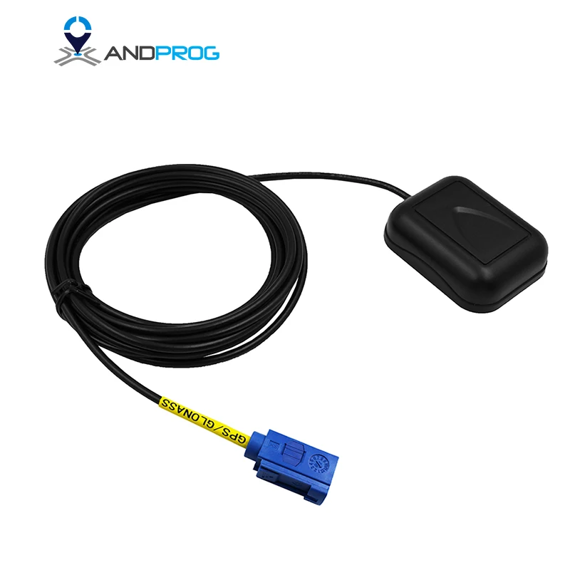 40dBi магнит gps активная антенна, gps L1 антенна, ГЛОНАСС L1 антенна с SMA/Fakra - Цвет: Темно-серый