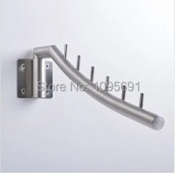 Бесплатная доставка регулируемая 304 нержавеющая сталь вешалка для одежды