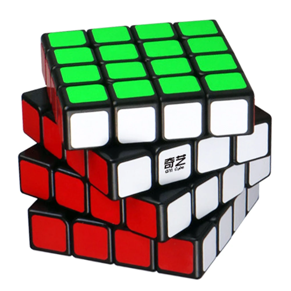 

Magic Cubes 4*4*4 by 4 Speed on 4x4x4 QiYi's Puzzel Cube Toy for Kids Pazzle Game Professional Puzle Cubo Megico Stickers Puzles