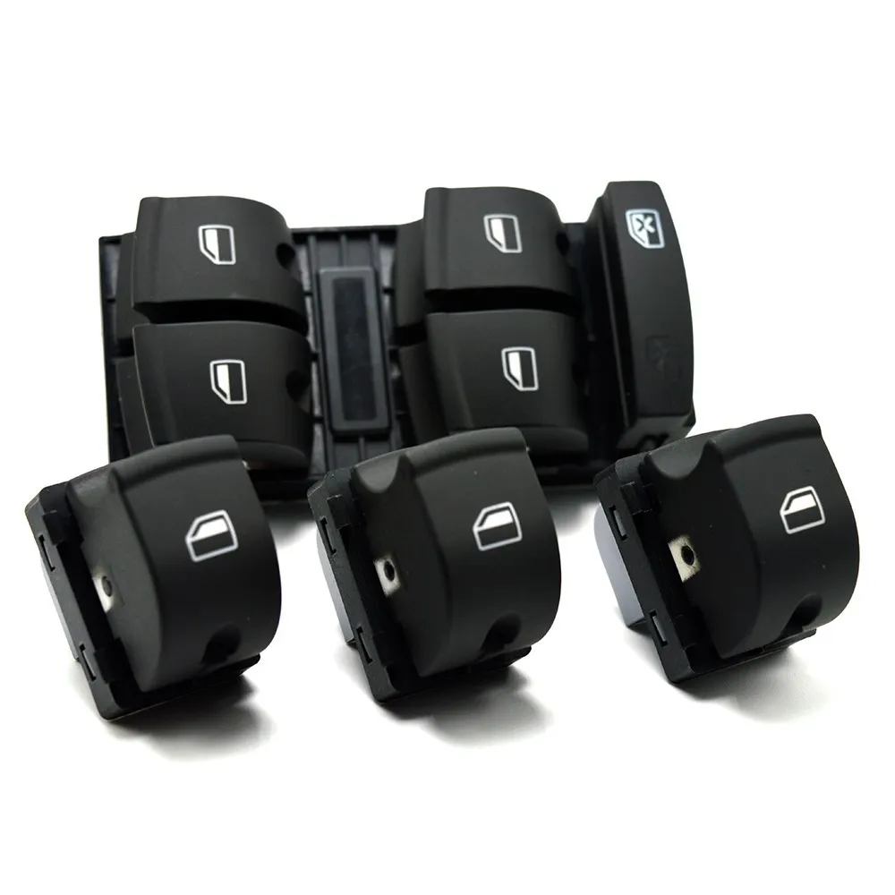 

Бесплатная доставка, 4 шт., новый высококачественный переключатель управления окном для AUDI 2005-2012 A3 A6 S6 C6 Allroad Q7 RS6 OE:4F0 959 855 // 4F0959851