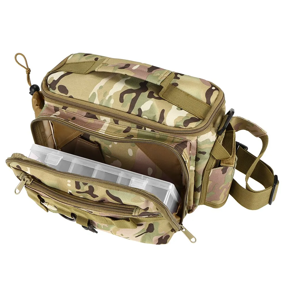 Портативные многофункциональные сумки для рыбалки 600D оксфордская сумка рюкзак