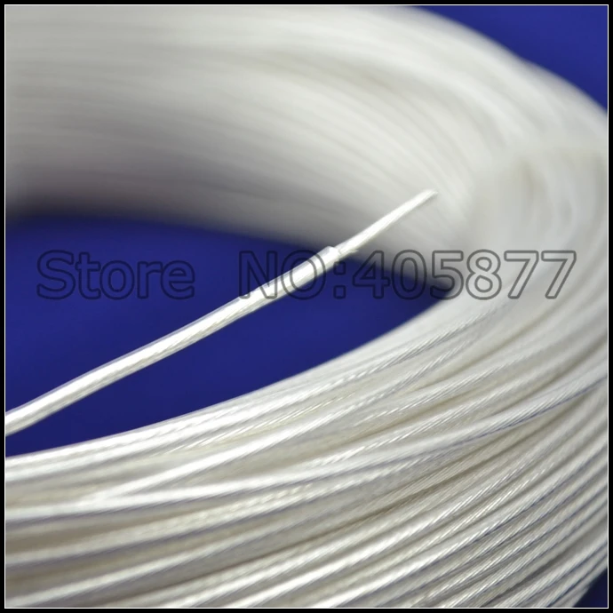Посеребренный провод 22AWG OCC высокой чистоты для аудио DIY 0 23x7 нитей 95 м 30 мм2 |