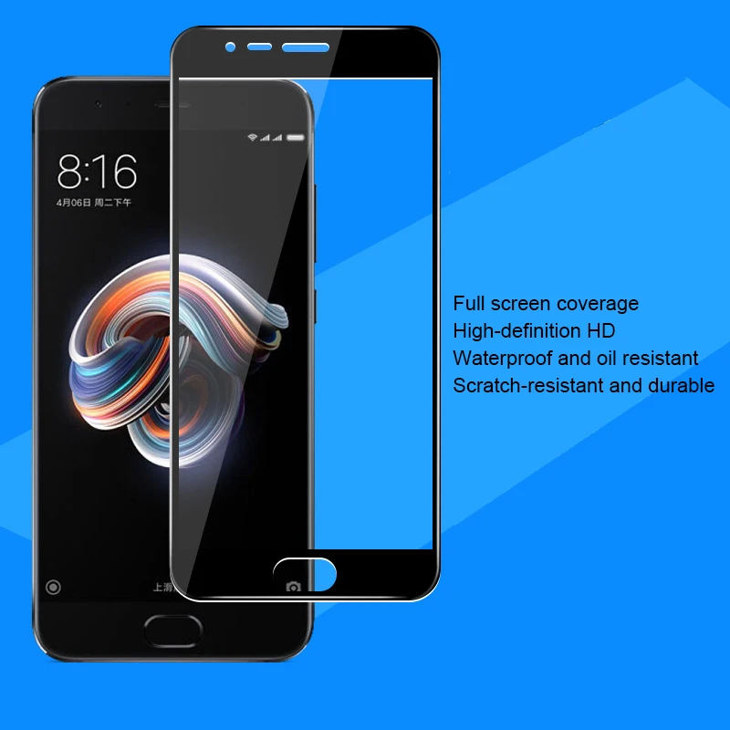 9H полное покрытие из закаленного стекла для Red mi 5 Plus 6X Защитная пленка Xiaomi 8 SE Note Pro