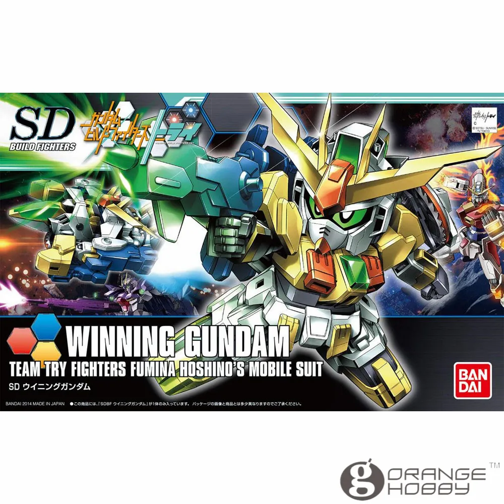 OHS Bandai SD Build Fighters 023 SDBF Winning Gundam Mobile Suit Assembly Model Kits oh|model kit|assembly modelkit model |