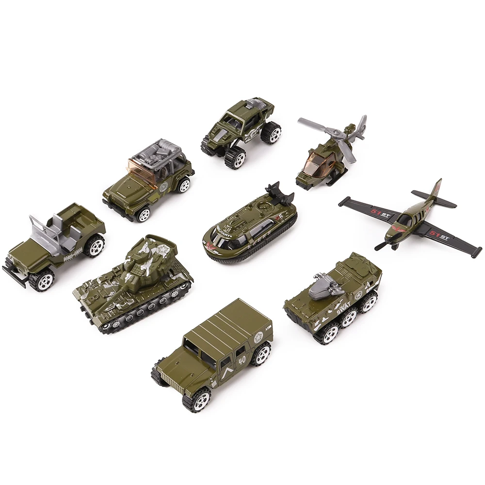 Модель Car1: 64 Военная серия литье под давлением металлический сплав модель