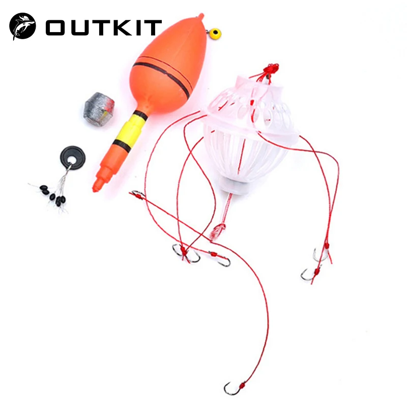 OUTKIT рыболовные крючки для рыбалки на скалах снасть Набор держателей морских
