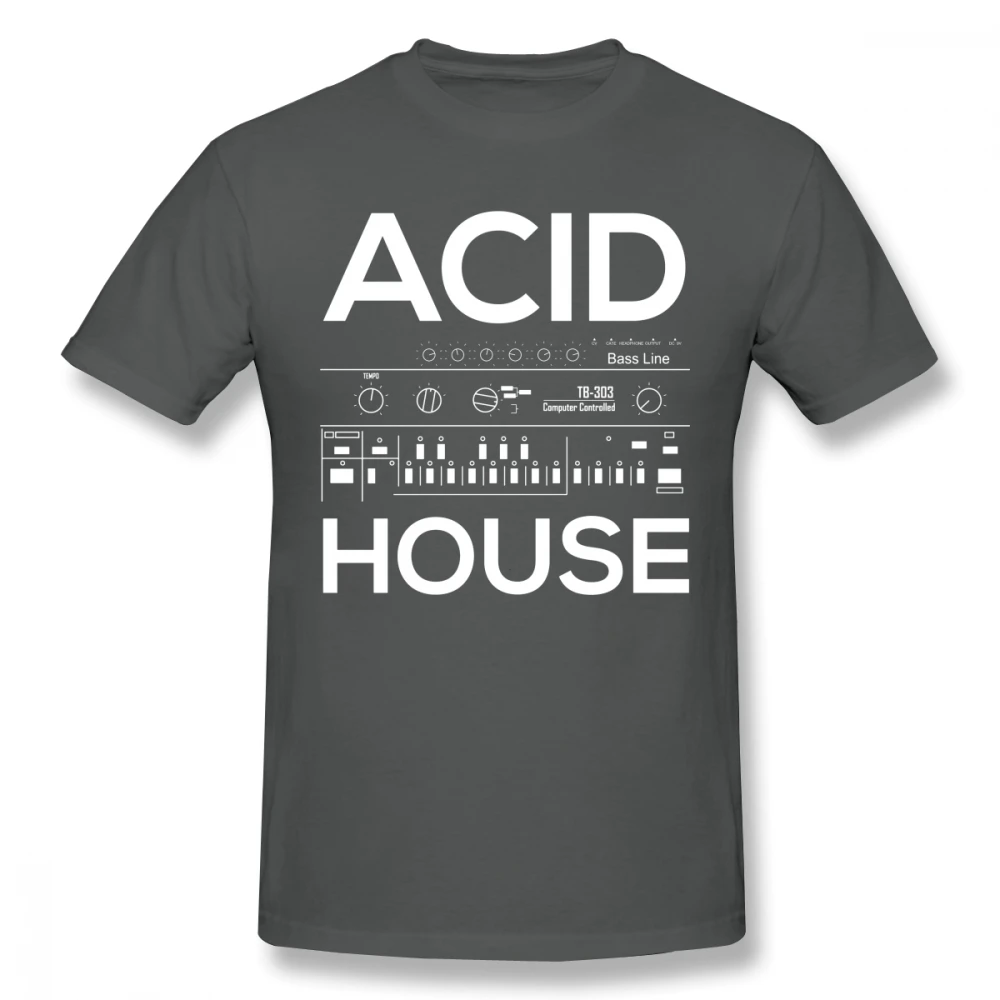 Мужская футболка с цифровой печатью Acid House большие размеры Camiseta | одежда