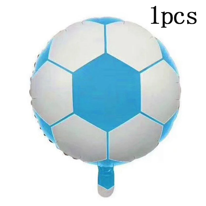 18inch blue 1pcs 6 шт./партия, Футбольная тематика, вечерние Подарочная коробка для попкорна для мальчиков и девочек с днем рождения, вечерние для украшения детского душа вечерние принадлежности - Цвет: 18inch blue 1pcs