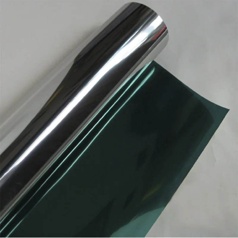 Солнечный светоотражающие декоративные оконные пленки 60x100 см зеленый зеркало