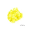 Yellow Dia. 7x6mm 50 шт. пенопластовые затычки для ушей, подушечки для ушей, импрессионирующие губки для ушей - Цвет: Yellow Dia. 7x6mm