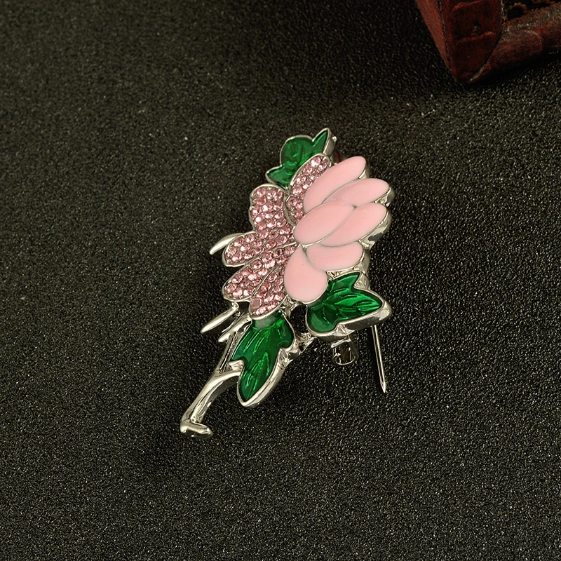 MZC новые ювелирные изделия броши для женщин цветок женские хрустальные булавки