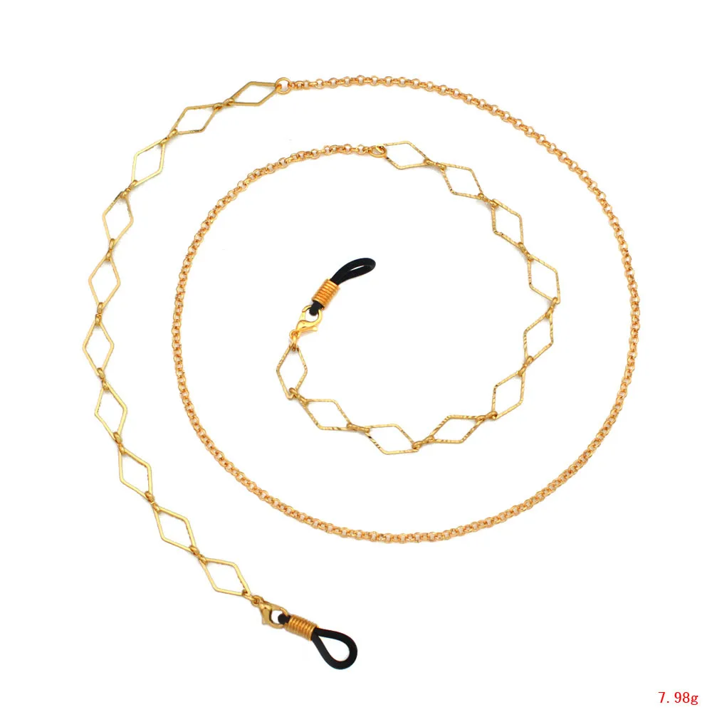 Модные женские очки с золотыми бриллиантами и шнуром на шее ремешок для очков