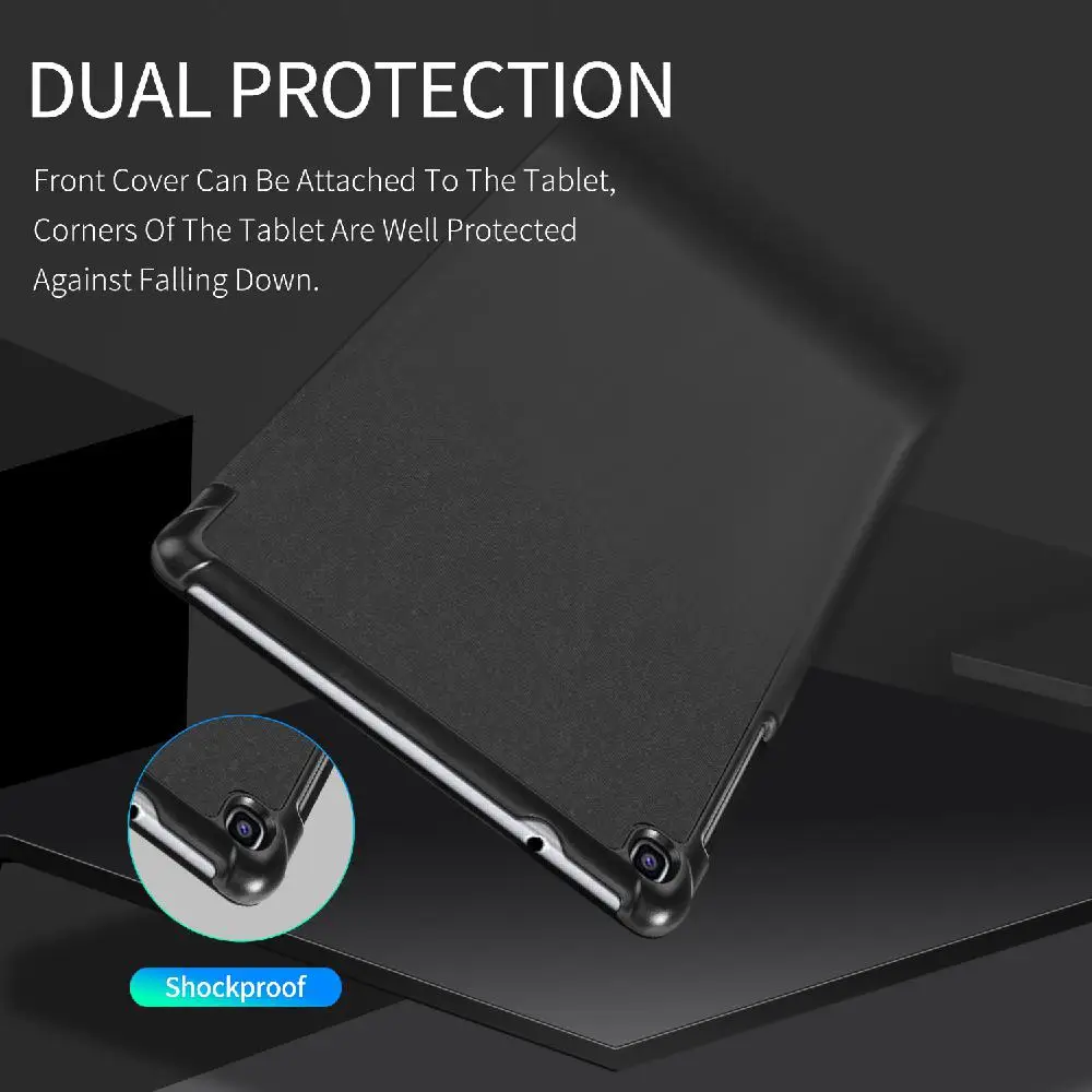 DUX DUCIS для Samsung TAB A 8 0 P200 P205 чехол из искусственной кожи защита от падения подставка