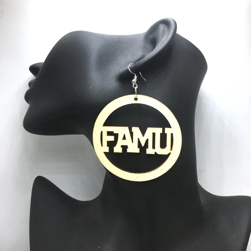 Необработанные деревянные серьги FAMU|earrings|earrings earringearrings wood |
