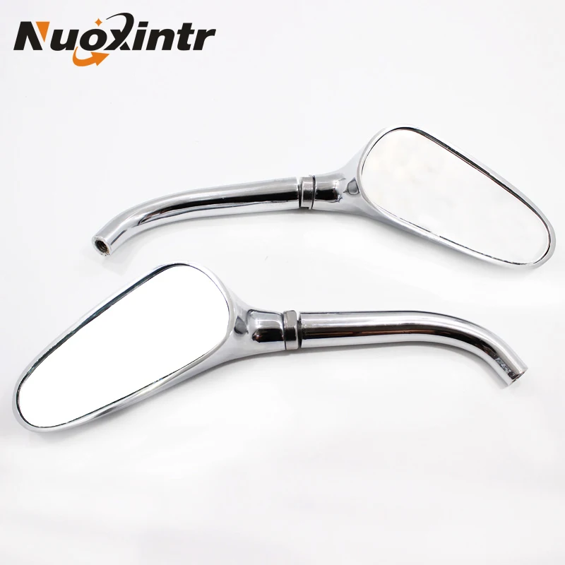 Зеркала для мотоцикла Nuoxintr хромированные зеркала Yamaha Virago XV 250 500 535 700 750 920 1100 Suzuki