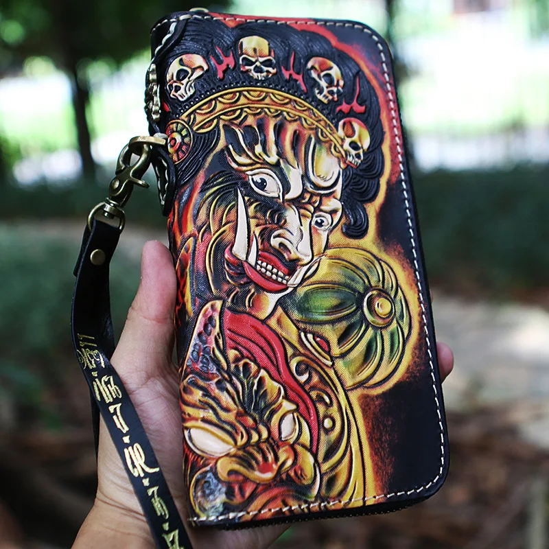 Женский Длинный кошелек ручной работы Пекинская опера держатель для карт