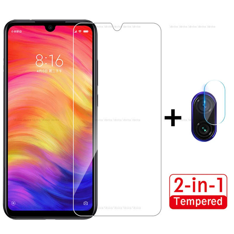 Защитное стекло для Xiaomi Redmi Note 7 5 6 Pro 6A Mi 9 8 SE Mi8 Lite 2 шт.|Защитные стёкла и плёнки