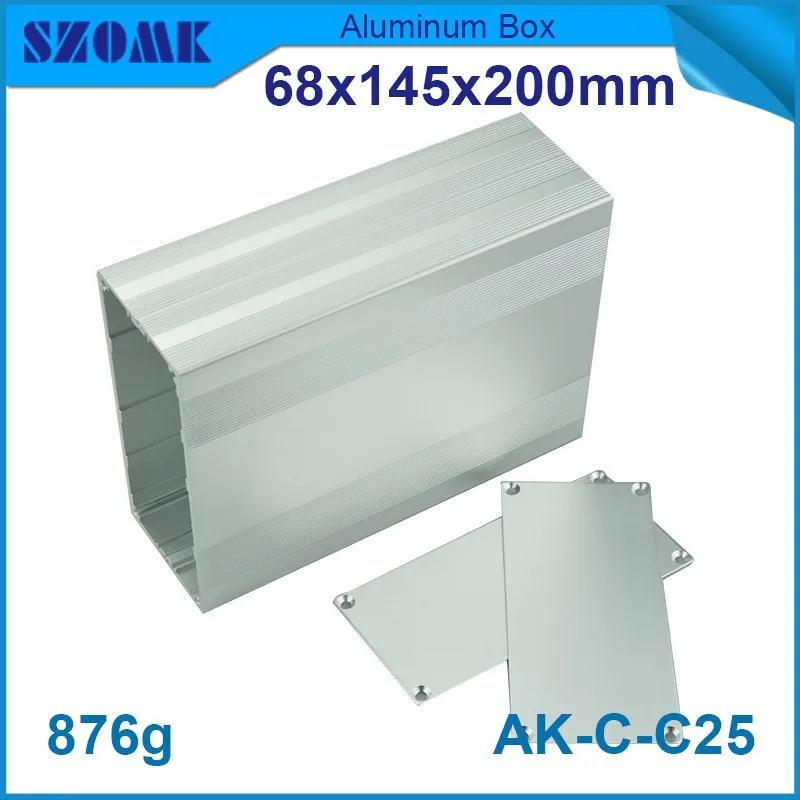 10 шт./лот корпус Алюминиевая Электронная цепь коробка 68 (H) x145 (W) x200 мм который в