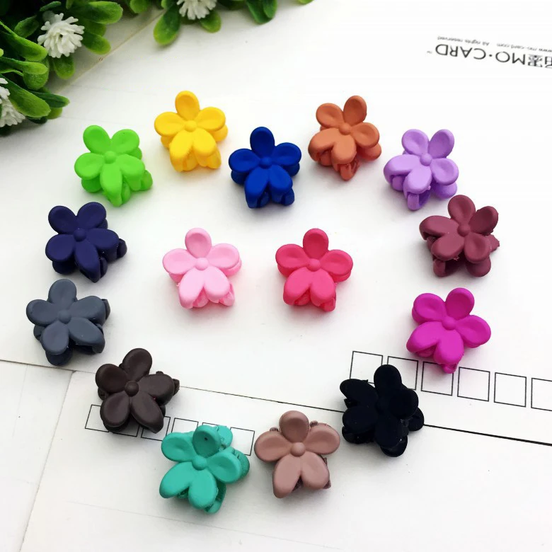 Женская пластиковая мини заколка для волос 4 когтя|Аксессуары| |